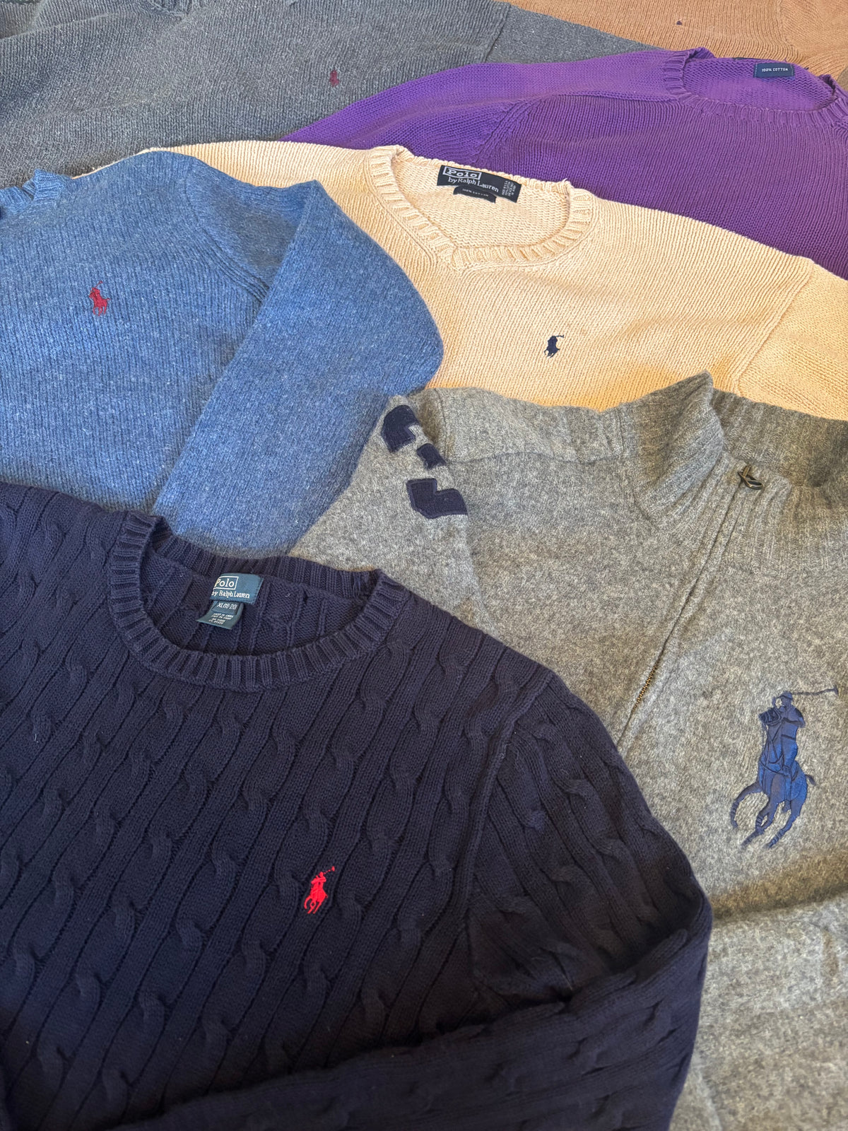 3x Ralph Lauren Sweater Bundle