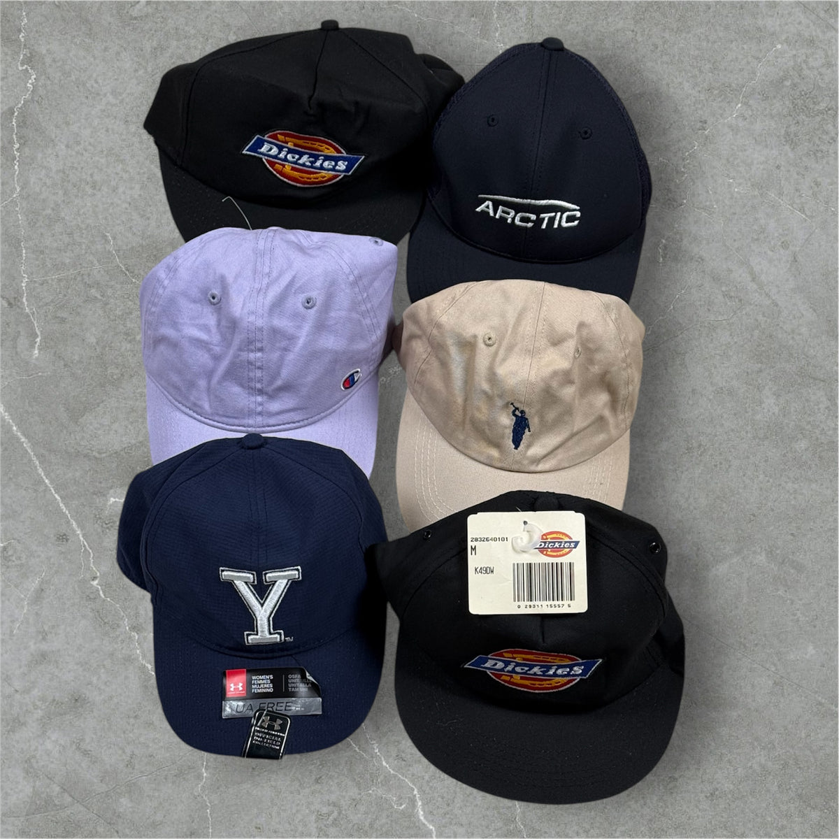 6x Vintage Caps Bundle
